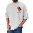 thumbnail image 1 of Men's T-shirt T-shirts Graphic Text Pool3D Printing Street Casual Short Sleeve Printed Clothing Basic 2XL, 1 of 5