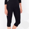 thumbnail image 4 of Greeniant Pantalón de Yoga de algodón para mujer, transpirable, elástico, Color sólido, cintura alta, recortado, gimnasio en casa, ejercicio, Uniforme atlético, 4 of 6
