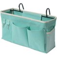 thumbnail image 1 of Organizador colgante para mesita de noche, bolsa de almacenamiento para mesita de noche, para literas y camas de hospital, barandillas para cama de dormitorios, se pueden colocar anteojos,, 1 of 6