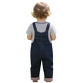 thumbnail image 4 of Ruyang Baby Toddler Boys Adjustable Denim Pants New Born Kids Denim Overalls Jumpsuits Cute Bunny Outdoor Bib Shortalls Jean Overalls, 4 of 9