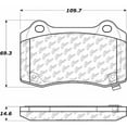 thumbnail image 2 of Centric 105.10530 Brake Pad, 2 of 4
