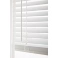 thumbnail image 3 of Bouclair White Cordless Faux Wood Blinds - Easy Lift & Tilt 30x48 in (76x122 cm), 3 of 3