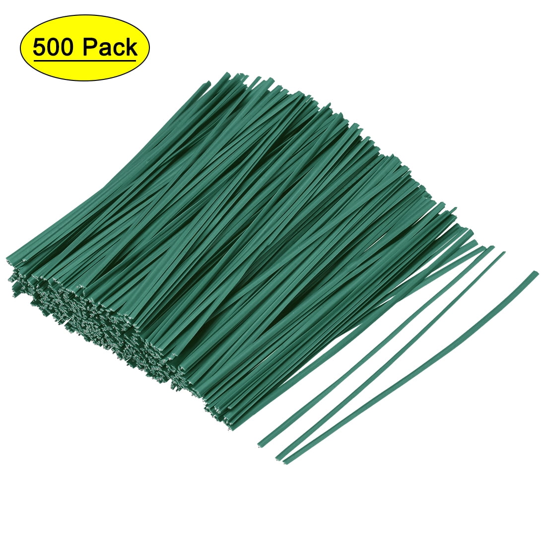 5 Inch Paper Twist Ties Long Stronger Cable Ties Green 500pcs