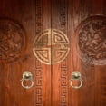 thumbnail image 2 of OULII Poignée de Porte Ronde Classique, Doré, Lot de 1, 2 of 7