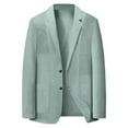 thumbnail image 3 of 2025 Spring Summer Men's Lightweight Men Suits Slim Fit 3 Piece Summer Suit Jacket Casual Mens Suites Stretch Slim Fit Button Mens Two Piece, 3 of 4