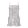 thumbnail image 5 of Mittory Women Sequin Tank Tops Sparkle Glitter Shirts Summer Sleeveless Shimmer Sexy Party Cami Going Out Outfits, 5 of 6