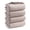 Coffee, variant on REDKISS Oversized Beach Sheets 4-Pack 100% Microfiber 35x70 Fine Striped Quick Dry ,Gray