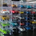 thumbnail image 2 of 25 Pcs Boîte Transparente en PVC Modèle Voiture Jouet Roues Antipoussière Boîte d'Exposition, 2 of 6