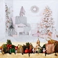 thumbnail image 2 of Christmas Backdrop Xmas Decoration Vinyl Photography Background Studio Prop, 2 of 7