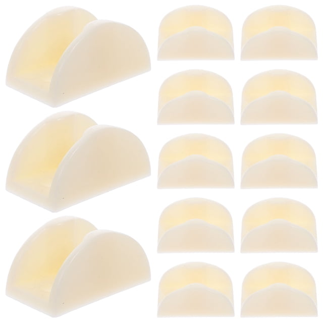 FESTFENDS 20Pcs Shower Door Bottom Track Sliding Door Guide Beige Plastic for Shower Door Components