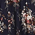 thumbnail image 5 of Lovzfmll Dresses for Women Women Plus Size Summer V Neck Floral Print Boho Sleeveless Party Maxi Dress Navy 2XL, 5 of 9