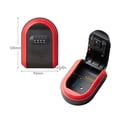 thumbnail image 2 of Key Safe Box Weatherproof Wall Mounted Key Lock Box 4 Digit Code Outdoor Key Security Storage Case ,Easy to Use, 2 of 5