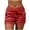 Red, variant on BLVB Summer Shorts for Women Trendy Print Yoga Pants Casual Loose Elastic Drawstring Trousers Comfy Beach Shorts with Pockets