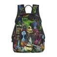 thumbnail image 1 of The Nightmare Before Christmas Lightweight Backpack Student Bookbag School Bag Satchel Daypack Unisex Knapsack Rucksack For Kids Teens Adult, 1 of 3