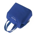 thumbnail image 3 of Small Lunch Bag, Insulated Lunch Bag, Reusable Oxford Cloth Lunchbox for Commuting with Portable Metal Zipper Suitable for Working People Two Way Zipper, 3 of 8
