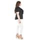thumbnail image 2 of Blusa con detalle de olanes Roman Fashion /Tallas Extras, 204 (Negro) negro 40, 2 of 4