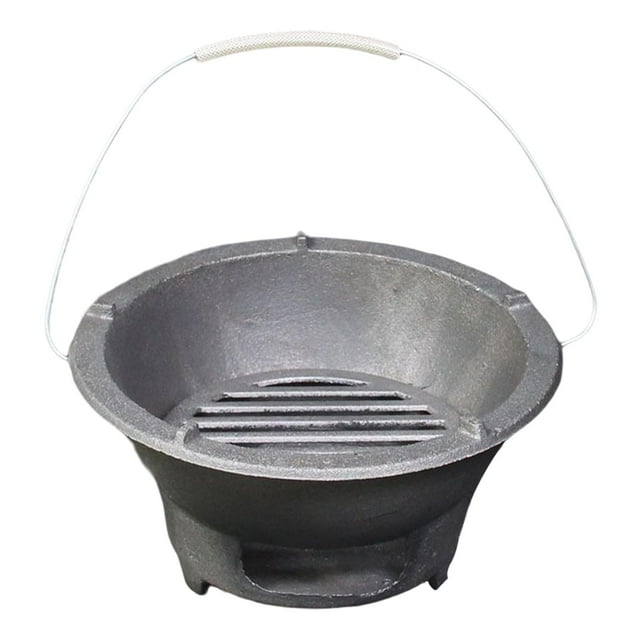 Parrilla De Carbón Pequeña, Accesorios Para Estufa De Barbacoa Para Barbacoa De Pícnic En El Patio Trasero, 25cm X 13cm Sunnimix pozo de fuego