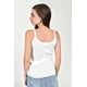 thumbnail image 3 of Top de tirantes con brillo /Juvenil, 0315 (Blanco) blanco EG, 3 of 5