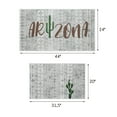 thumbnail image 5 of Sussex Home US States Design Non Skid Washable Kitchen Runner Rugs Set of 2 - Multipurpose Low Pile Area Rugs for Laundry Room, Entryway, Bathroom - Set of 44 x 24 and 31.5 x 20 Inches Floor Mats, 5 of 8