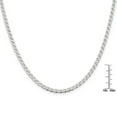 thumbnail image 2 of Primal Silver Sterling Silver 3.15mm Flat Cuban Anchor Chain, 2 of 4