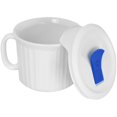 thumbnail image 2 of Corningware French White® 20 oz/600 ml Mug with Plastic Vented Cover, 2 of 2