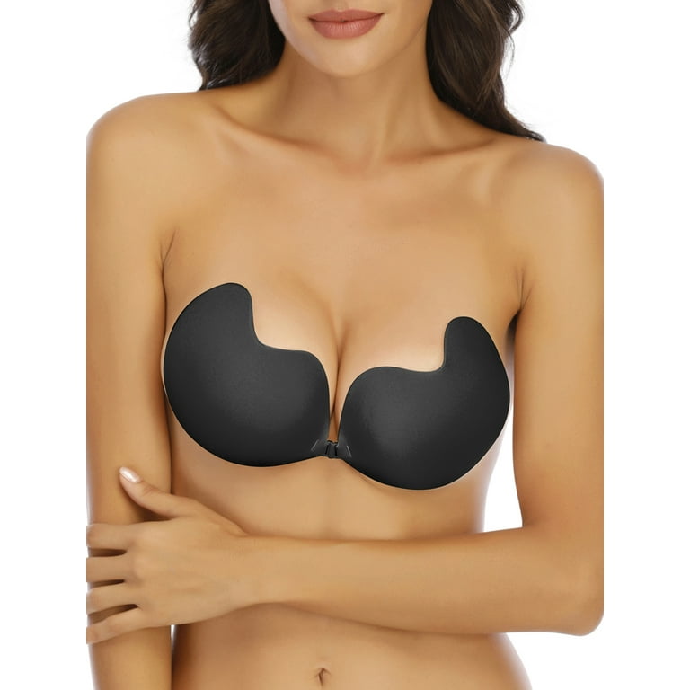 YouLoveIt Strapless Invisible Bra Strapless Backless Bra for Women Push Up  Bra Self-Adhesive Breast Lift Push Up Silicone Invisible Bra, Women Silicone  Bra, Push UP Bra 