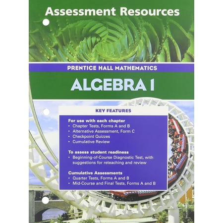 Algebra 1 3rd Edition Assessment Resources 2004c