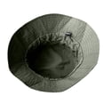 thumbnail image 5 of Men's Quick Dry Waterproof Bucket Hat, Foldable Sun Protection Fisherman Hat, Portable Packable Sun Hat, Outdoor Cycling Cap, Adjustable Chin Strap, Sun Rain Protection - Blackish Green, 5 of 8