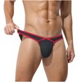 thumbnail image 2 of ZToonmas Men's Low Rise Backless Thong Briefs Comfort Stretch Underwear for Daily Wear, 2 of 2