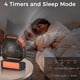 thumbnail image 5 of Ventilador de camping con luz KITWLEMEN Batería recargable de 20000 mAh, 5 of 7