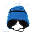 thumbnail image 4 of EeaseMX Casco a prueba de golpes, moderno y duradero, protector para portero de fútbol, hockey, rugby y patinaje sobre ruedas (azul, talla única), 4 of 7