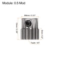 thumbnail image 2 of Piñón Engranaje 3mm Interior Apertura 16T 0.5 Módulo Inoxidable Acero Recto Diferencial Motor Engranaje RC Repuesto Piezas, 2 of 5