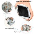 thumbnail image 2 of PU Leather Coin Purse Wallet Compact Water-Resistant Card Cases Money Organizers Cozy Winter Town with Snow, 2 of 7