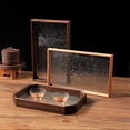 thumbnail image 3 of Glass Cup & Mugs Holder Platter Desk Organizer Fruit Snack Trays D, 3 of 5