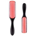 thumbnail image 5 of Mabox 2 Pieces Hair Brush - 9-Row Cushion Nylon Bristle Styling Brush and 5-Row Travel Hair Brush, 5 of 7