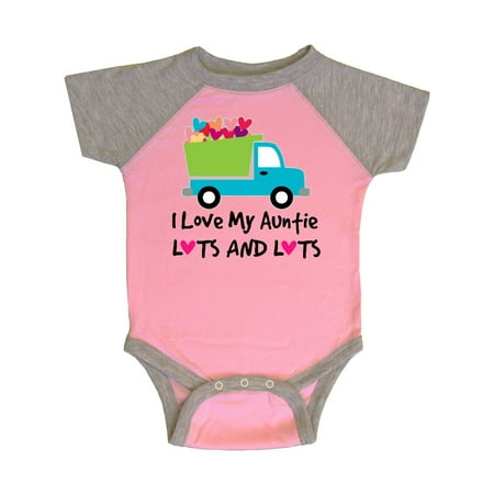 

Inktastic I Love My Auntie Baby Clothes Gift Baby Boy or Baby Girl Bodysuit
