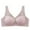 Pink, variant on Bralettes for Women Lace Bra Solid Color WireFree V Triangle Push Up Bra Casual Comfortable Non Padded Everyday Bras Soft L-3XL