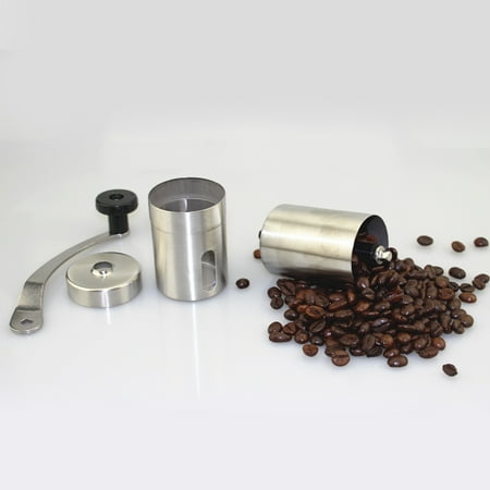 

hand grinder 2Pcs Stainless Steel Hand Grinder Bean Grinder Environmentally Drug Pulverizer Grinding Container for Home Office School