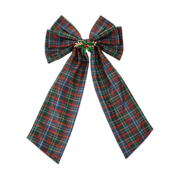 Holiday Time Plaid Hair Bow, 1 Piece
