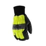 RWG800 Radwear Silver Series Hi-Visibility Thermal Lined Glove Medium by, Hi-Vis Back with Silver retro-reflective knuckle strap By