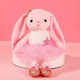 thumbnail image 1 of Conejito de peluche de bailarina, juguete suave para recital de ballet, regalo para niñas, color rosa, 15.5 pulgadas, 1 of 5