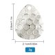 thumbnail image 4 of 20pcs Pesca Con Señala La Cuchara Pizca Diy Hilanderos (plata L), 4 of 4