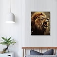thumbnail image 3 of Nawypu Motivational Lion Wall Art King Animal Lion 7 Rules of Life Quotes Canvas Wall Decor Inspirational Vintage Pictures Print Painting Framed Artwork Home Decor for Bedroom Living Room Office, 3 of 4