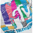 thumbnail image 5 of Classic Warped Static MTV Logo Romper Boys or Girls Infant Baby Brisco Brands NB, 5 of 6