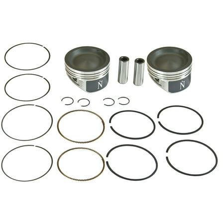 Namura, NA-50081, 2 Standard Bore Size A Piston Kits for Polaris 800 HO ATV's & UTV's - 80mm