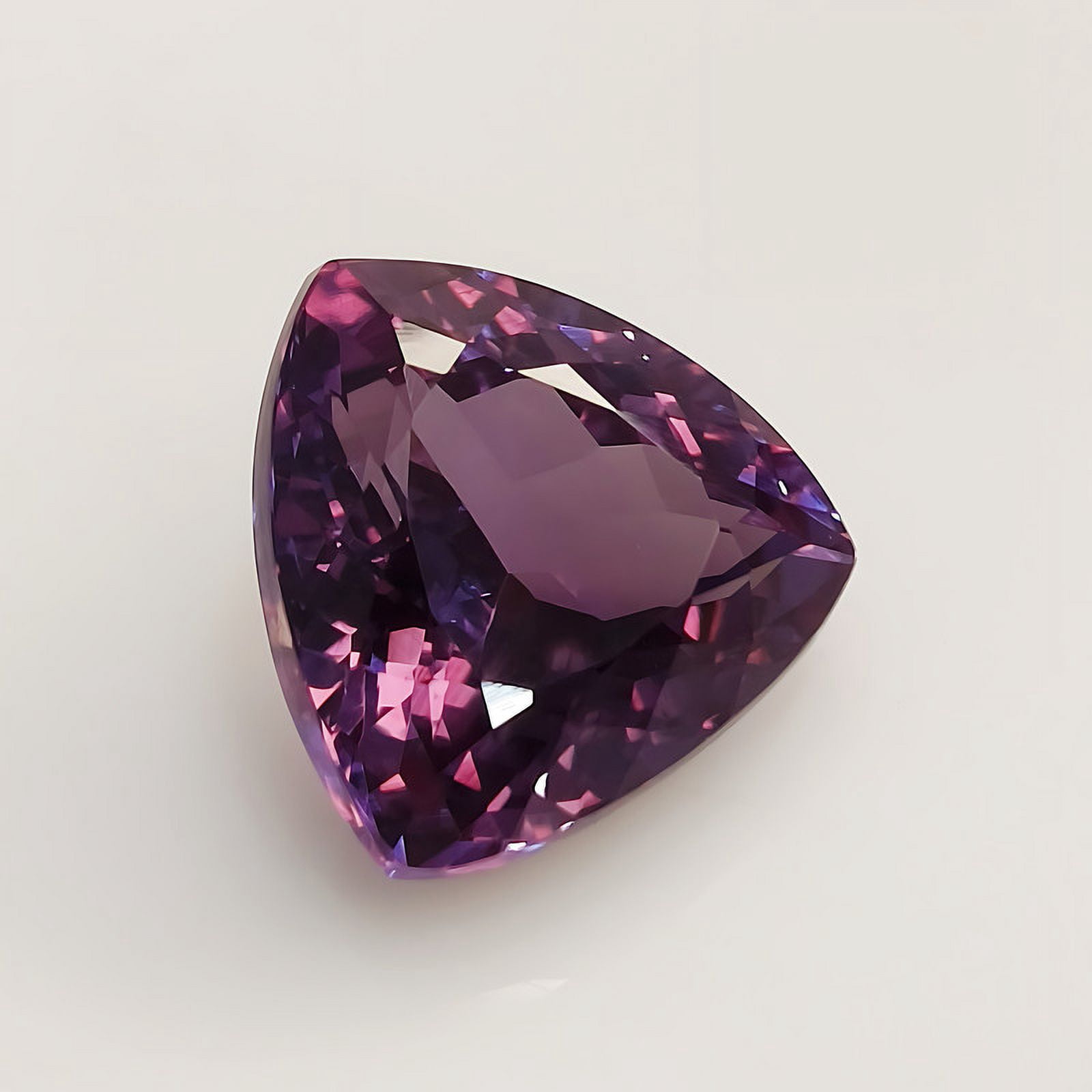 10 Carat Trillion Cut Natural Alexandrite Gemstone with Color Change