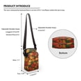 thumbnail image 6 of HELLHERO Sling Bag Pumpkins Maple Leaves Lightweight Travel Crossbody Purse for Men, Women, 6 of 7