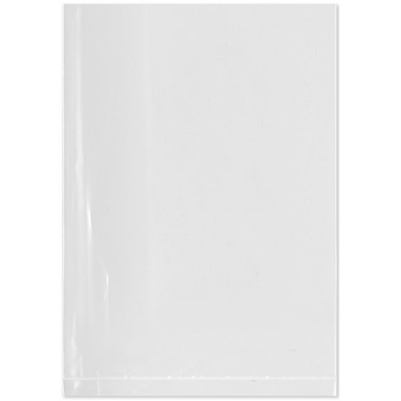 Plymor 7" x 10" (Pack of 100), 3 Mil Flat Open Clear Plastic Poly Bags