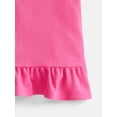 thumbnail image 3 of Wonder Nation Girls Peplum Polo Shirt with Short Sleeves, Sizes 4-18 & Plus, 3 of 3