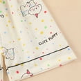 thumbnail image 5 of Bainana Girls 2 Pieces Sleep Outfit Set Cartoon Print Short Sleeve Button Down Shirts And Shorts Set Soft Leisure Toddler Girls Holiday School Daily Loungewear Size 2-3 Years White, 5 of 7